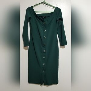 Dynamite off shoulder midi dress